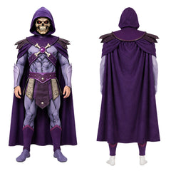Cosplay Costume Enfant Skeleton King Les Maîtres de l'Univers(2026) Film Cosplay Combinaison Violette