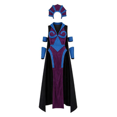 Cosplay Costume Enfant Skeleton King Les Maîtres de l'Univers(2026) Film Cosplay Robe Violette