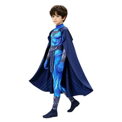 Cosplay Costume Enfant Skeletor Les Maîtres de l'Univers(2026) Film Cosplay Combinaison Bleue