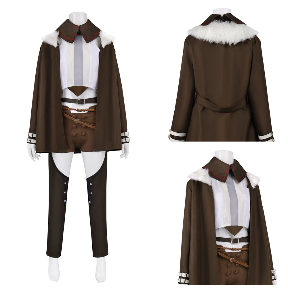 Cosplay Costume Eris Greyrat Mushoku Tensei: Jobless Reincarnation Saison 3(2026) Anime Cosplay Tenue Marron Femme