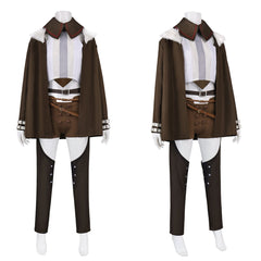 Cosplay Costume Eris Greyrat Mushoku Tensei: Jobless Reincarnation Saison 3(2026) Anime Cosplay Tenue Marron Femme