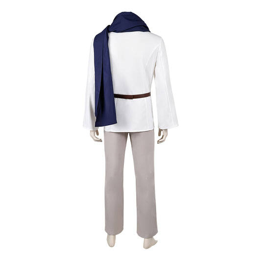Cosplay Costume Ethan La Guerre des Étoiles: Visions Presents(2026) TV Cosplay Tenue Blanche et Grise Homme