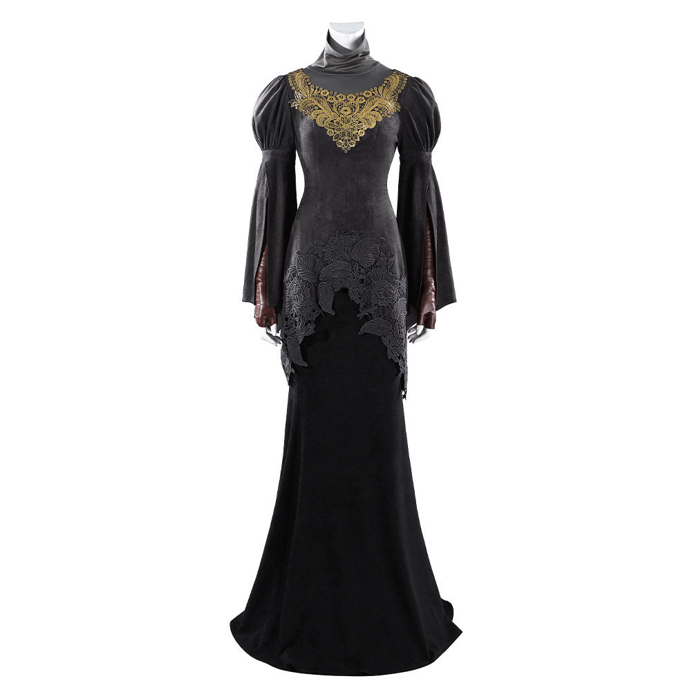Cosplay Costume Fire Keeper Dark Souls Jeu Cosplay Tenue Noire Femme