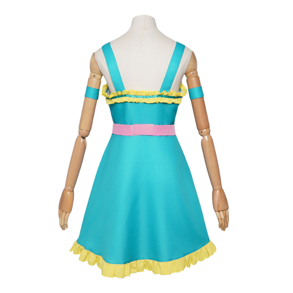 Cosplay Costume Fluttershy My Little Pony: A New Generation Film Cosplay Robe Bleue Femme
