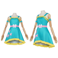 Cosplay Costume Fluttershy My Little Pony: A New Generation Film Cosplay Robe Bleue Femme