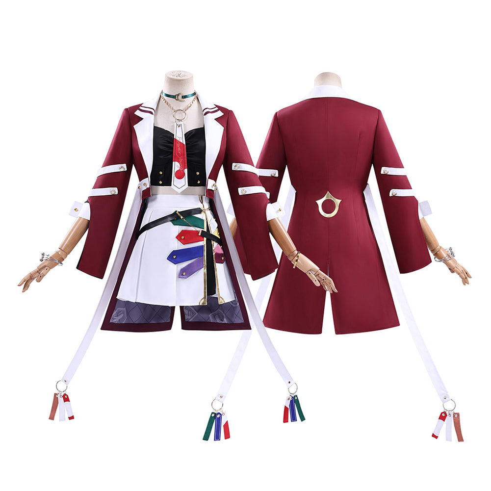 Cosplay Costume Forever Young Pretty Derby Anime Cosplay Tenue Rouge Femme
