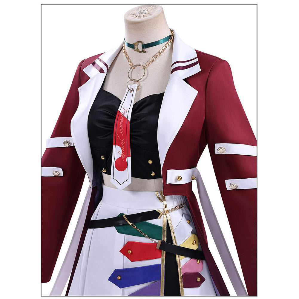 Cosplay Costume Forever Young Pretty Derby Anime Cosplay Tenue Rouge Femme