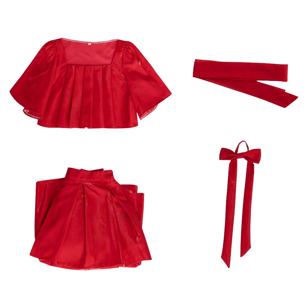 Cosplay Costume Frieren Frieren: Beyond Journey's End(2026) Anime Cosplay Robe Rouge Femme