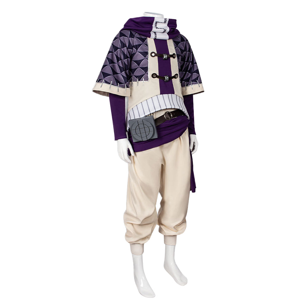 Cosplay Costume Fu Orostor Gachiakuta Anime Cosplay Tenue Violette Homme