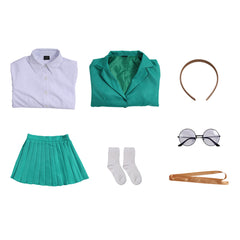 Cosplay Costume Fuu Hououji Magic Knight Rayearth Anime Cosplay Uniforme Verte Femme