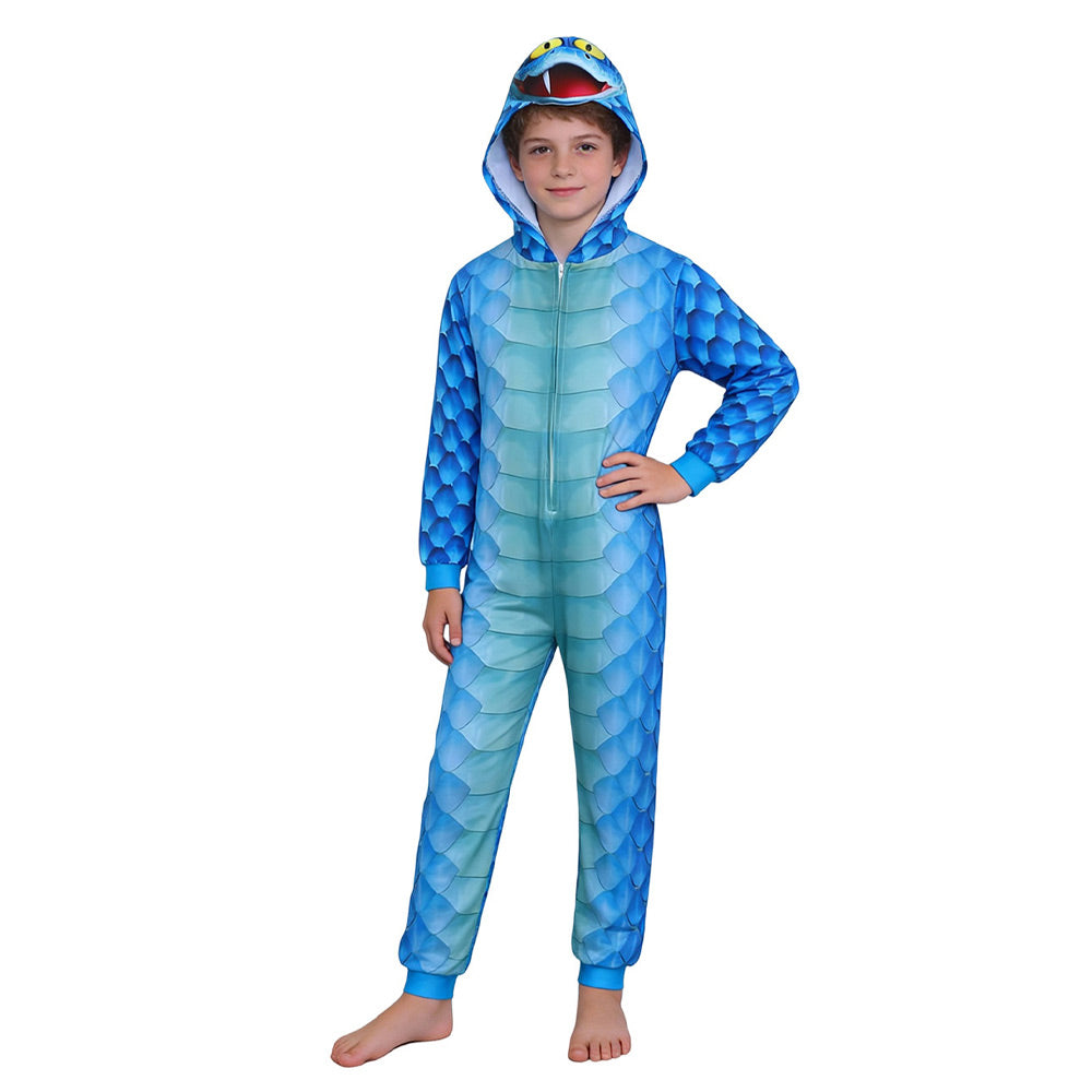 Cosplay Costume Gary Zootopia 2 Film Cosplay Combinaison Bleue Enfant & Adulte