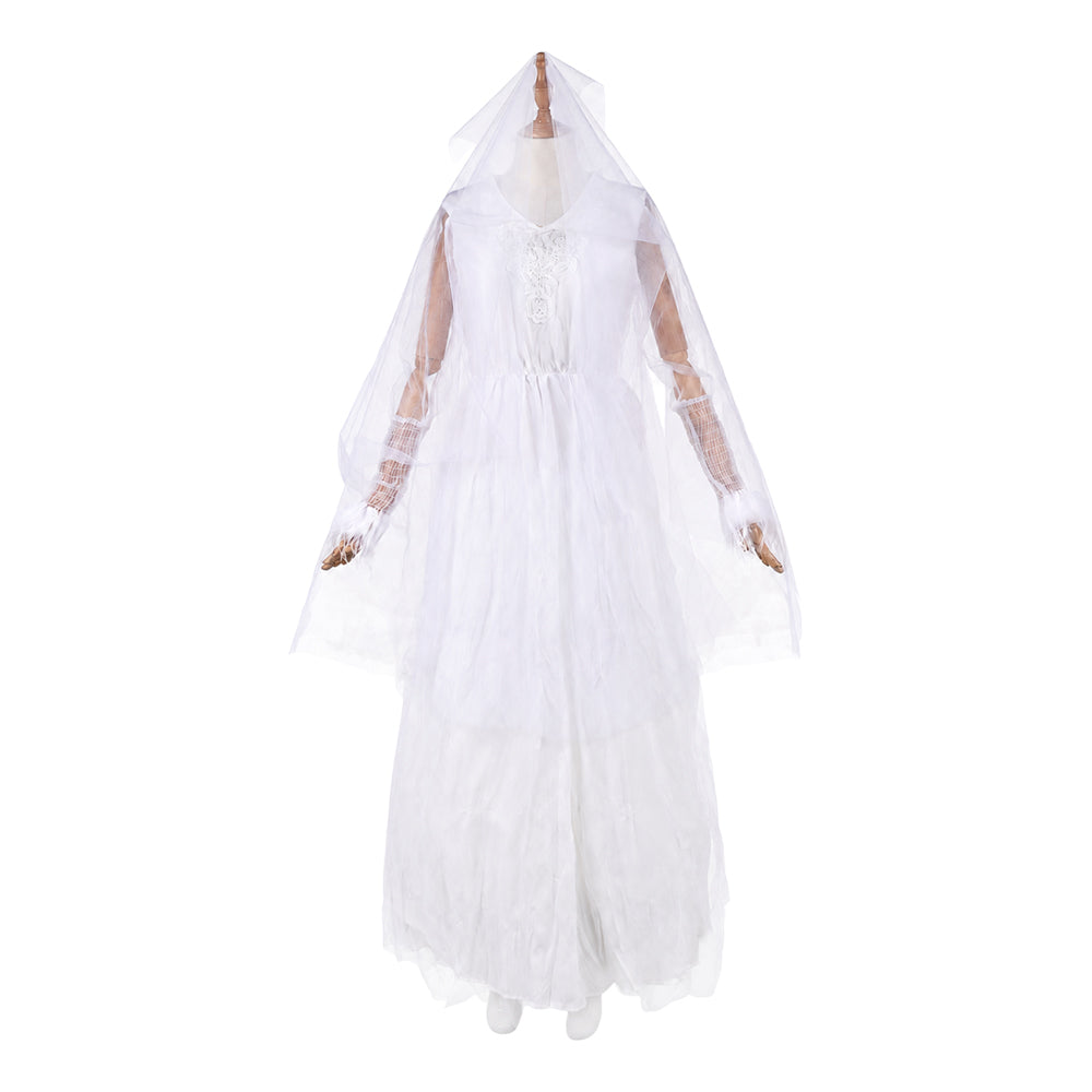 Cosplay Costume Ghost of Christmas Past Ebenezer(2026) Film Cosplay Robe Blanche Femme