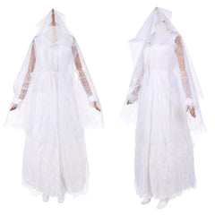 Cosplay Costume Ghost of Christmas Past Ebenezer(2026) Film Cosplay Robe Blanche Femme