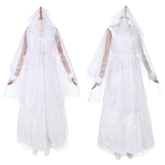 Cosplay Costume Ghost of Christmas Past Ebenezer(2026) Film Cosplay Robe Blanche Femme