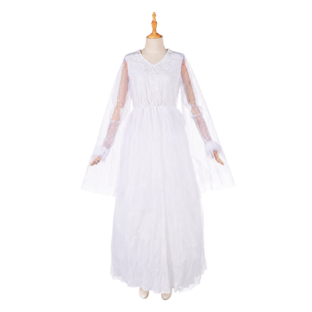 Cosplay Costume Ghost of Christmas Past Ebenezer(2026) Film Cosplay Robe Blanche Femme
