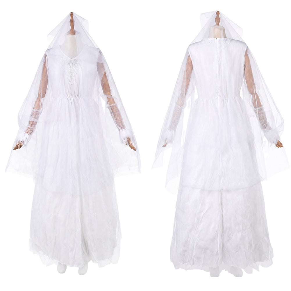 Cosplay Costume Ghost of Christmas Past Ebenezer(2026) Film Cosplay Robe Blanche Femme