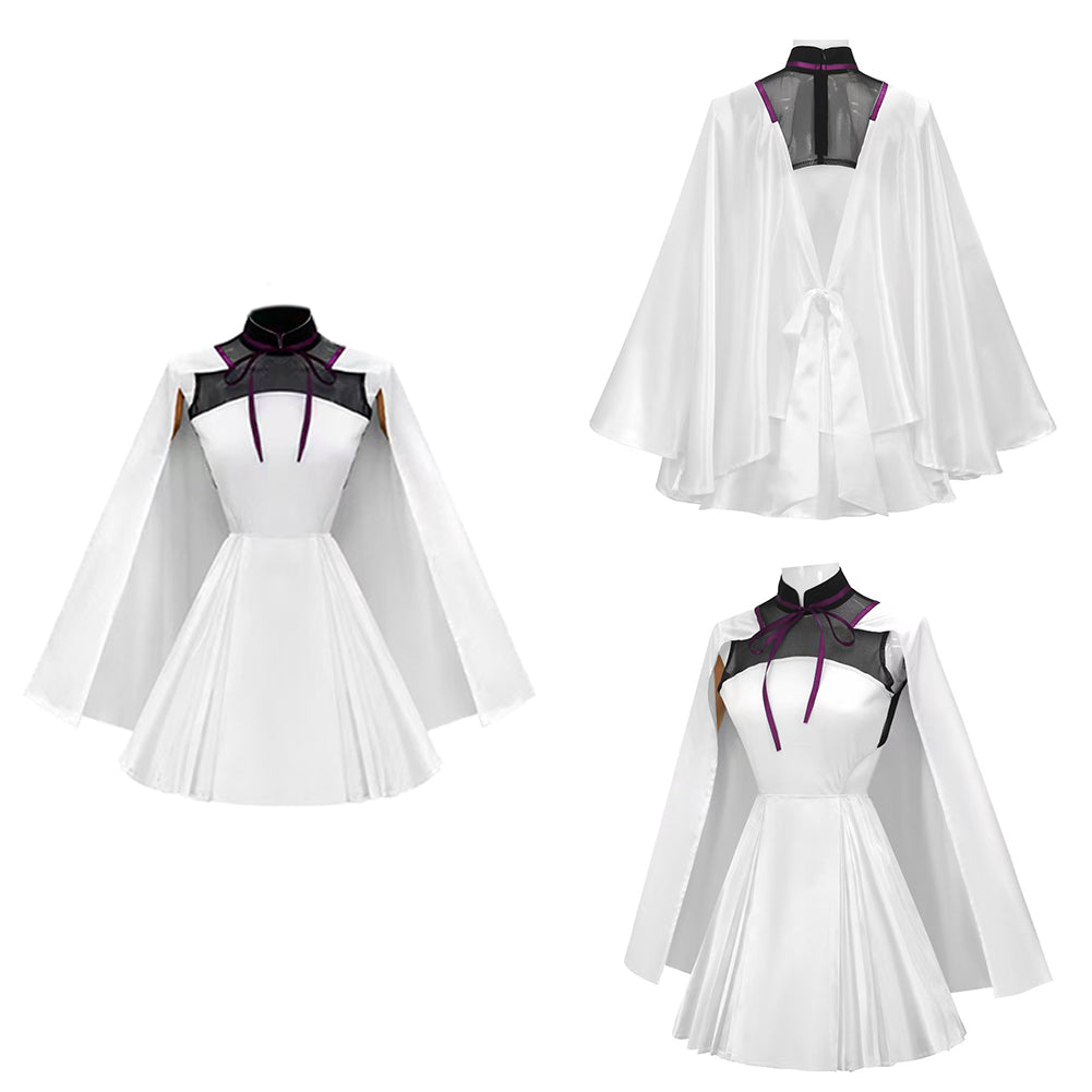 Cosplay Costume Gigi Andalucia Mobile Suit Gundam Hathaway: The Sorcery of Nymph Circe(2026) Anime Cosplay Robe Blanche Femme