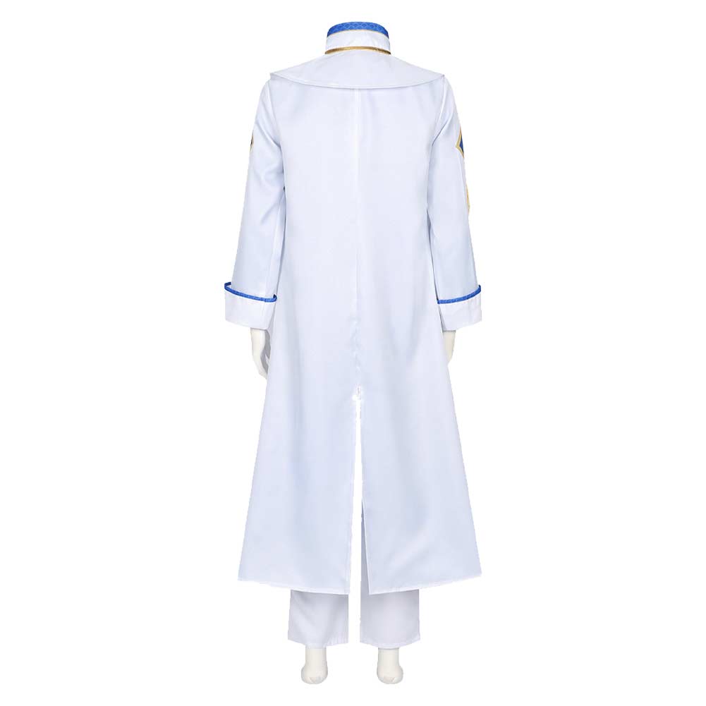 Cosplay Costume Hades Record of Ragnarok Anime Cosplay Tenue Bleue et Blanche Homme