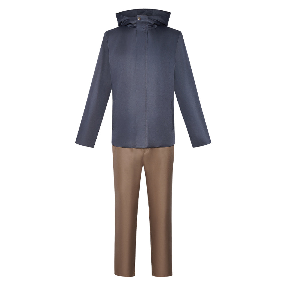 Cosplay Costume Hakari Kinji Anime Cosplay Tenue Bleue et Marron Homme