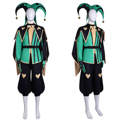 Cosplay Costume Harlequin The Freak Circus Jeu Cosplay Tenue Verte Homme Ver.2