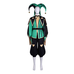 Cosplay Costume Harlequin The Freak Circus Jeu Cosplay Tenue Verte Homme Ver.2