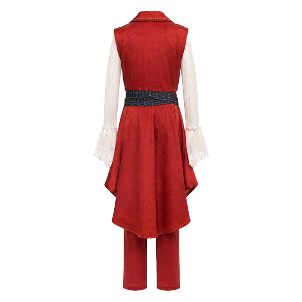 Cosplay Costume Hazel Hook Descendants: Wicked Wonderland(2026) Film Cosplay Tenue Pirate Rouge Femme