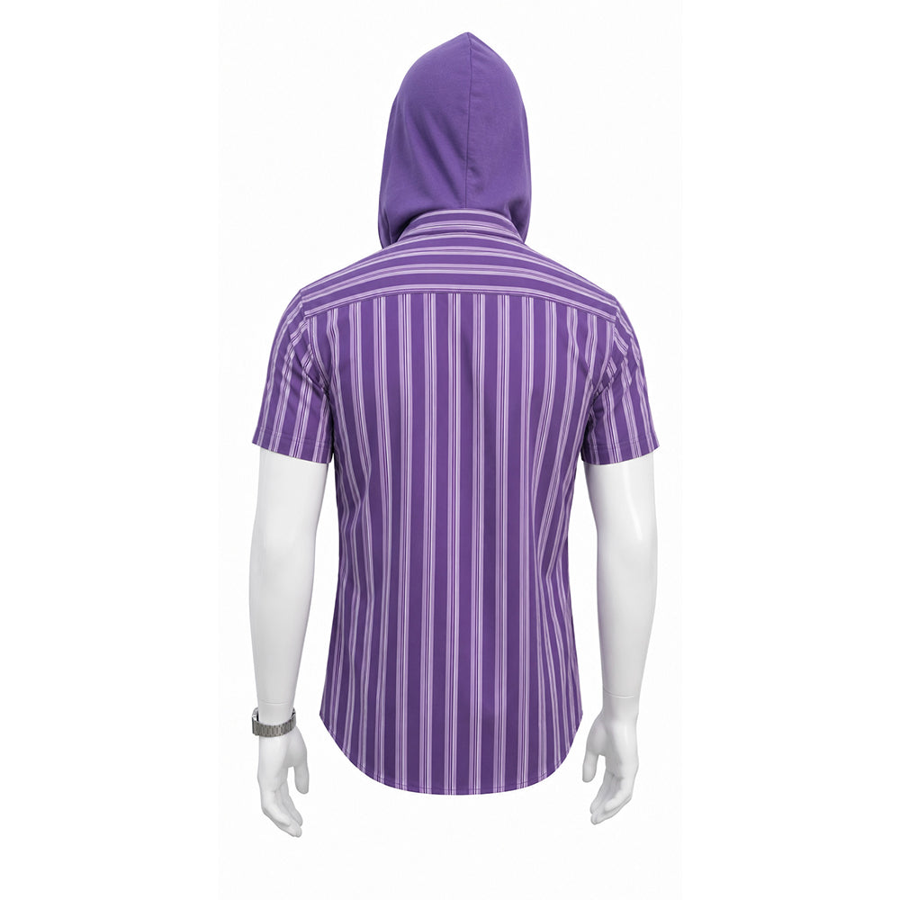 Cosplay Costume He-Man Les Maîtres de l'Univers(2026) Film Cosplay Chemise Violette Homme