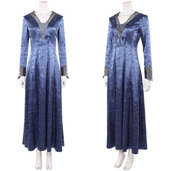 Cosplay Costume Helaena Targaryen House of The Dragon 3(2026) Robe Bleue Femme