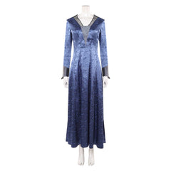 Cosplay Costume Helaena Targaryen House of The Dragon 3(2026) Robe Bleue Femme