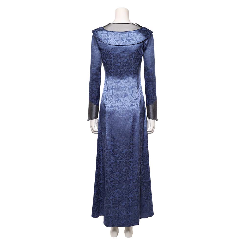 Cosplay Costume Helaena Targaryen House of The Dragon 3(2026) Robe Bleue Femme