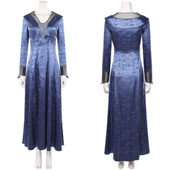 Cosplay Costume Helaena Targaryen House of The Dragon 3(2026) Robe Bleue Femme