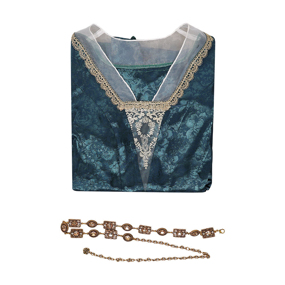 Cosplay Costume Helaena Targaryen House of the Dragon 3(2026) TV Cosplay Robe Verte Femme