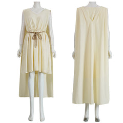 Cosplay Costume Helen The Odyssey(2026) Film Cosplay Robe Beige Femme