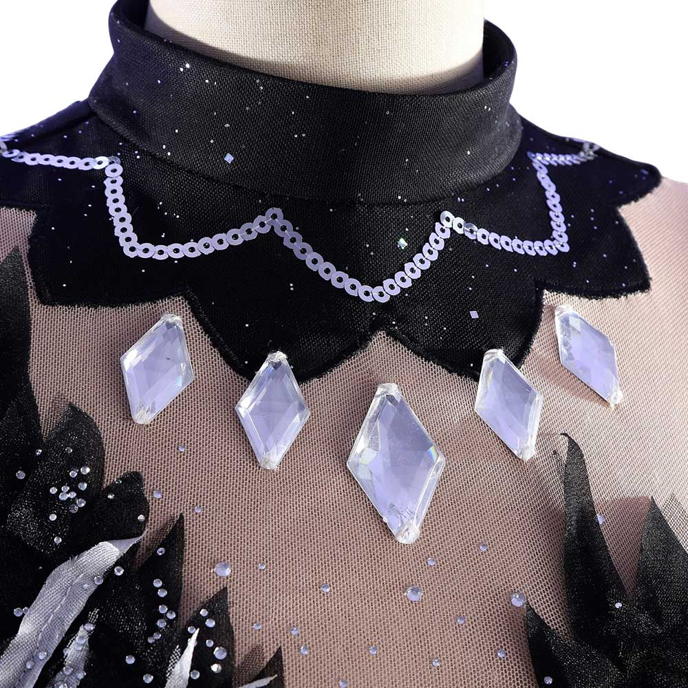 Cosplay Costume Hikaru Kamisaki Medalist Anime Cosplay Robe de Patinage Noire Femme