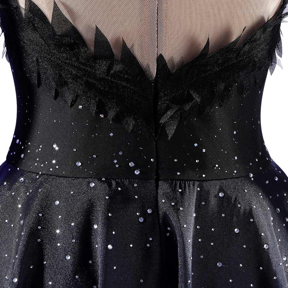Cosplay Costume Hikaru Kamisaki Medalist Anime Cosplay Robe de Patinage Noire Femme