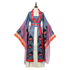 Cosplay Costume Huang Linglin Though I Am an Inept Villainess(2026) Anime Cosplay Tenue Bleue Femme