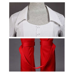 Cosplay Costume Iori Yagami The King of Fighters Jeu Cosplay Tenue Noire et Rouge Homme