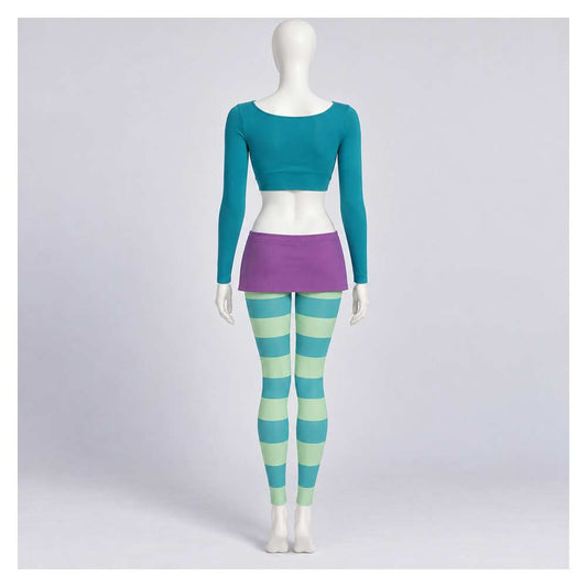 Cosplay Costume Irma Lair W.I.T.C.H. Anime Cosplay Tenue Verte et Violette Femme