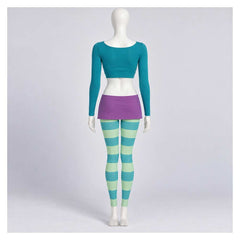 Cosplay Costume Irma Lair W.I.T.C.H. Anime Cosplay Tenue Verte et Violette Femme