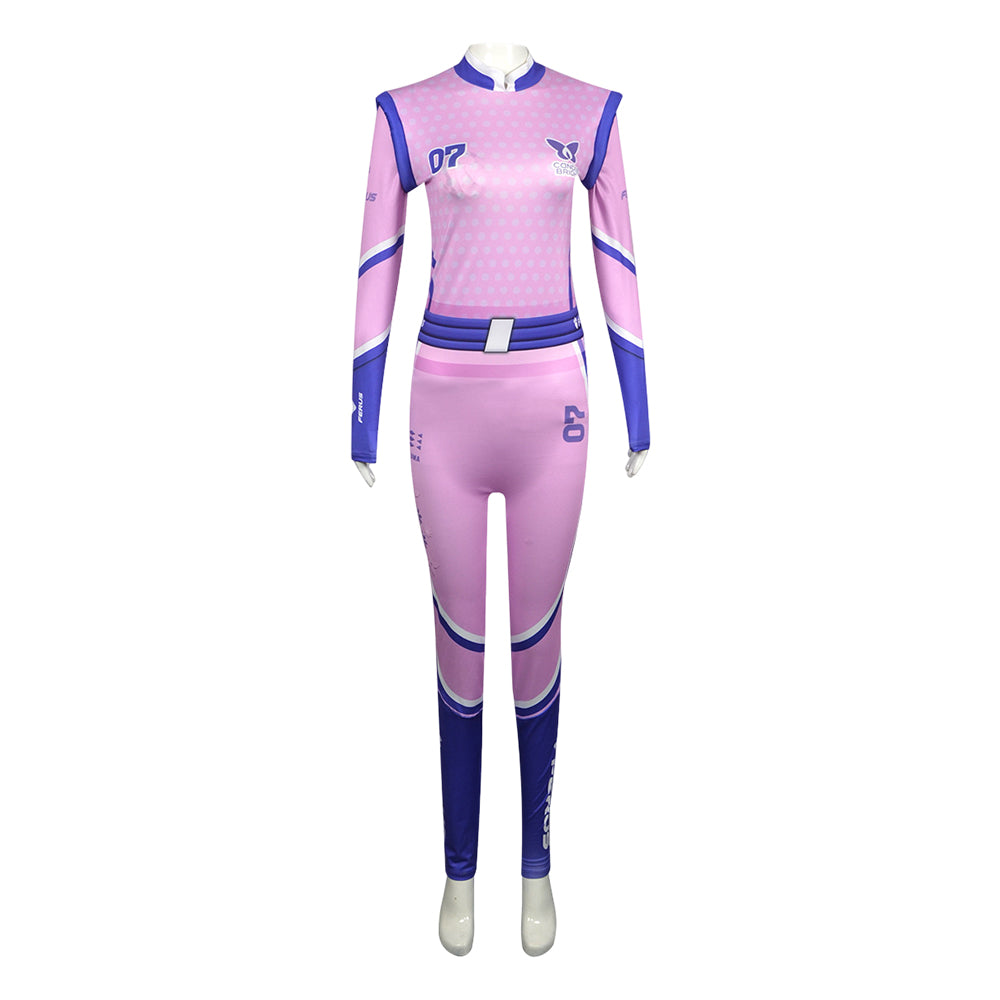 Cosplay Costume Isabella Encanto Film Cosplay Combinaison Rose Femme