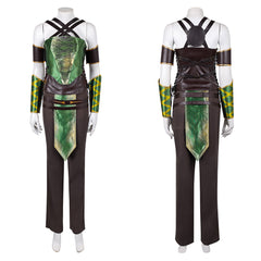 Cosplay Costume Jade Mortal Kombat 2 Film Cosplay Tenue Verte et Noire Homme