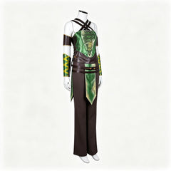 Cosplay Costume Jade Mortal Kombat 2(2026) Film Cosplay Combinaison Verte Femme