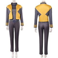 Cosplay Costume Jean Grey X-Men '97 Saison 2(2026) TV Cosplay Tenue Grise et Jaune Femme