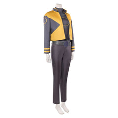 Cosplay Costume Jean Grey X-Men '97 Saison 2(2026) TV Cosplay Tenue Grise et Jaune Femme