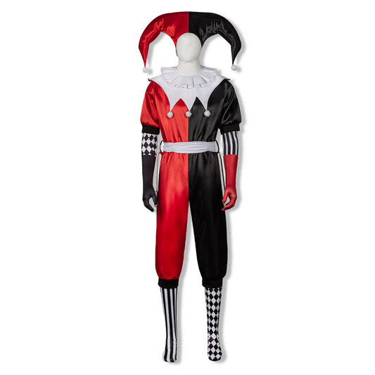 Cosplay Costume Jester Queen and Jester(2026) Manga Cosplay Combinaison Rouge et Noire Femme
