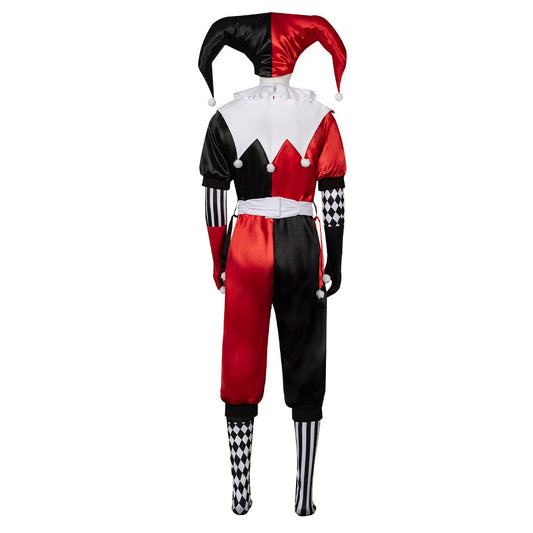 Cosplay Costume Jester Queen and Jester(2026) Manga Cosplay Combinaison Rouge et Noire Femme