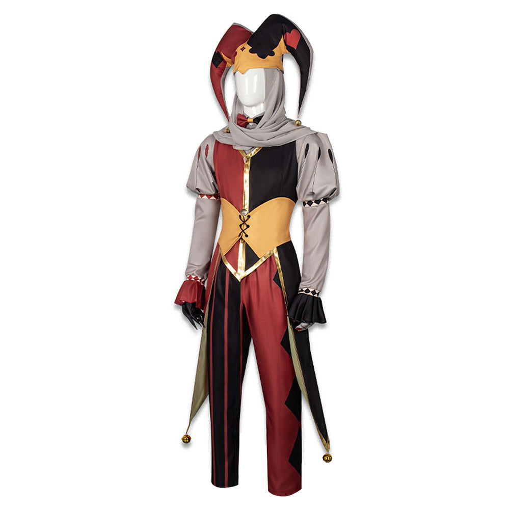Cosplay Costume Jestyn Kingdom of Marionettes(2026) Jeu Cosplay Tenue Rouge et Noire Homme