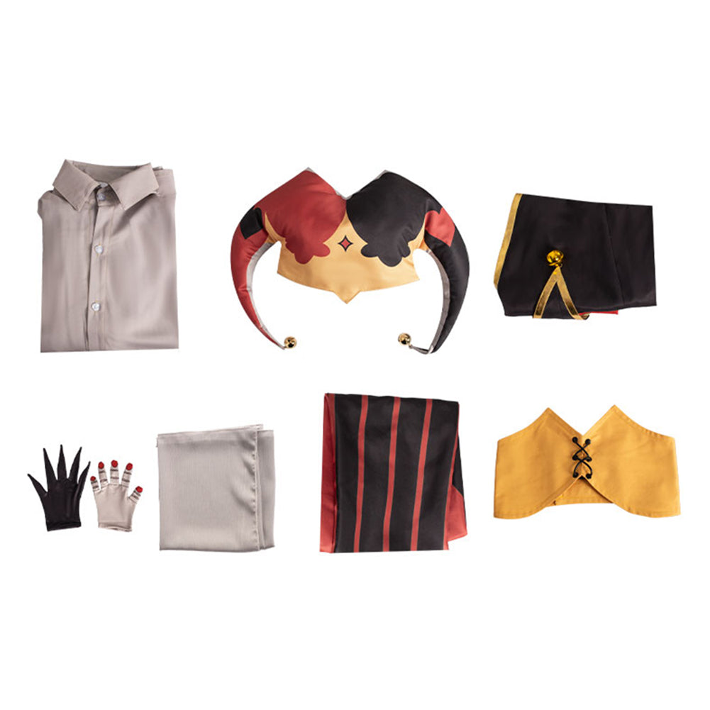 Cosplay Costume Jestyn Kingdom of Marionettes(2026) Jeu Cosplay Tenue Rouge et Noire Homme