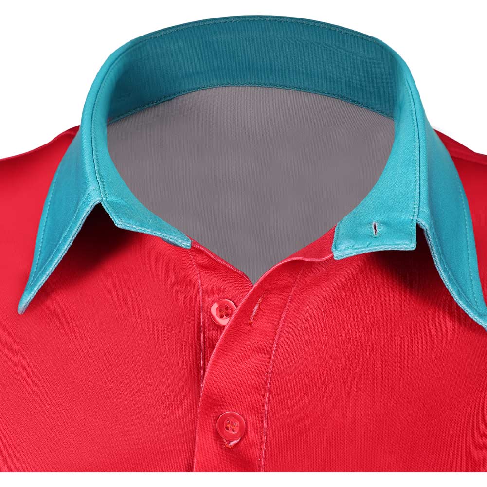Cosplay Costume Jo Forgotten Island(2026) Film Cosplay Polo Rouge Femme