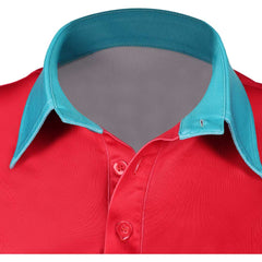 Cosplay Costume Jo Forgotten Island(2026) Film Cosplay Polo Rouge Femme